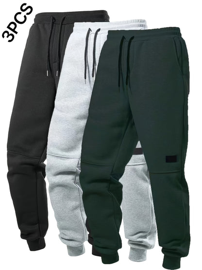 3pcs Men's Sweatpants