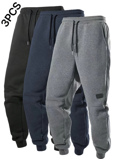 3pcs Men's Sweatpants
