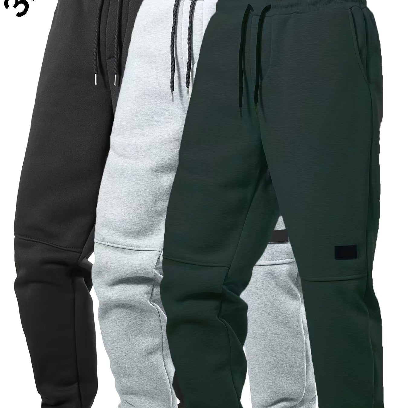 3pcs Men's Sweatpants