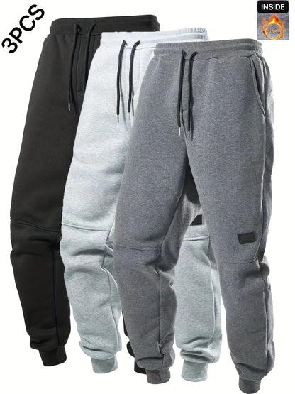 3pcs Men's Sweatpants