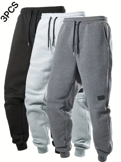 3pcs Men's Sweatpants