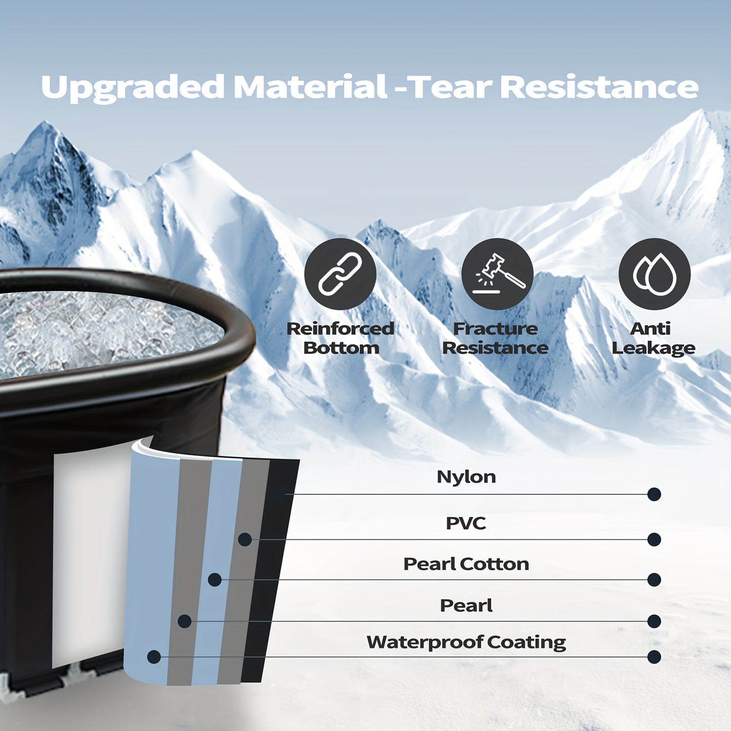 XL Ice Bath Tub