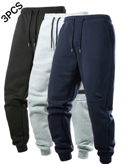 3pcs Men's Sweatpants